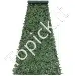 Dirbtinė dekoratyvinė gyvatvorė su gebenės lapais 500×99 cm – ilga ir tanki privatumo sienelė balkonui, terasai ar sodui - Image 7