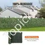 Dirbtinė gebenės gyvatvorė 249×99 cm – žalias privatumo ekranas sodui, kiemui ar balkonui - Image 3