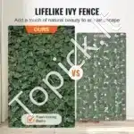 Dirbtinė gebenės gyvatvorė 300×150 cm – ypač plati žalia sienelė sodui, terasai ar balkonui - Image 3