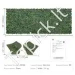 Dirbtinė gebenės gyvatvorė 401×150 cm – itin plati privatumo ir dekoro sienelė sodui, kiemui ar balkonui - Image 7