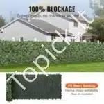 Dirbtinė gebenės gyvatvorė 401×99 cm – ilga privatumo ir dekoro sienelė balkonui, terasai ar sodui - Image 2