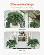 Dirbtinis Bostono papartis – 88 šakos, 110–120 cm - Image 5