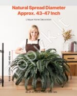 Dirbtinis Bostono papartis – 88 šakos, 110–120 cm - Image 2