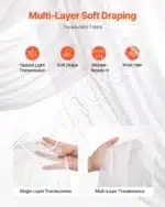 Dirbtinis vestuvių arkos komplektas su gėlėmis ir užuolaidomis – geltona - Image 3