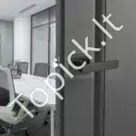 Durų rankena be užrakto, juoda, 35-45 mm - Image 7