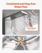 Dušo panelė, 5 funkcijos / 1345 mm x 200 - Image 5