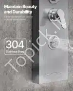 Dušo panelė, 5 funkcijos / 1345 mm x 200 - Image 6