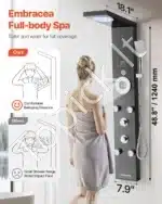 Dušo panelė, 6 funkcijos 1345x200x460 mm - Image 2