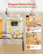 Dviejų talpų gėrimų dozatorius 2×5,5 l - Image 5