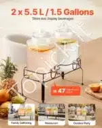 Dviejų talpų gėrimų dozatorius 2×5,5 l - Image 2