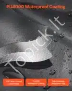 Dviračių laikymo palapinė-sandėliukas, 203 x 122 x 169 cm - Image 3