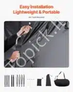 Dviračių laikymo palapinė-sandėliukas, 203 x 122 x 169 cm - Image 5