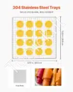 Džiovyklė maisto produktams su 10 padėklų 1KW - Image 3