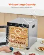 Džiovyklė maisto produktams su 10 padėklų 1KW - Image 4