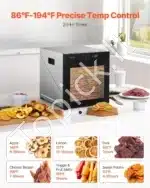 Džiovyklė maisto produktams su 10 padėklų 1KW - Image 5