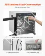 Džiovyklė maisto produktams su 10 padėklų 1KW - Image 6