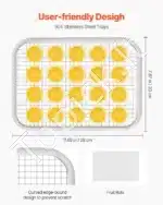 Džiovyklė maisto produktams su 8 padėklais 400W - Image 3