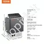 Elektrinė pirties krosnelė 8 kW - Image 7