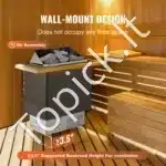 Elektrinė pirties krosnelė 8 kW su skaitmeniniu valdikliu - Image 6