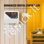 Elektrinė pirties krosnelė 8 kW su skaitmeniniu valdikliu - Image 4