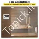 Elektrinė pirties krosnelė su išoriniu valdikliu, 3,9 kW - Image 2