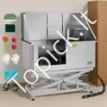 Elektrinė šunų vonia su PE vandens filtru – 127 cm, kairės durys - Image 8