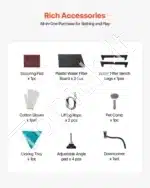 Elektrinė šunų vonia su dešinės pusės durimis – 1275 mm x 795 mm x 1435 mm - Image 6