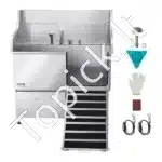 Elektrinė šunų vonia su dešinės pusės durimis – 1275 mm x 795 mm x 1435 mm - Image 9