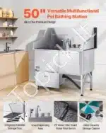 Elektrinė šunų vonia su dešinės pusės durimis – 1275 mm x 795 mm x 1435 mm - Image 2