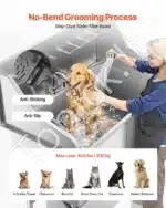 Elektrinė šunų vonia su dešinės pusės durimis – 1275 mm x 795 mm x 1435 mm - Image 4