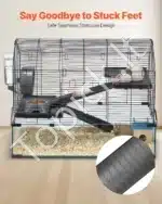 Erdvus 360° panoraminis narvelis smulkiems graužikams (75 × 44 × 61 cm) - Image 5