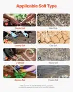 Grąžtas dirvožemiui ir gruntui, 120 x 790 mm - Image 5