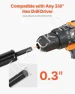 Grąžtas dirvožemiui ir gruntui, 80 x 290 mm - Image 4