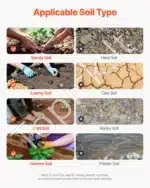 Grąžtas dirvožemiui ir gruntui, 80 x 290 mm - Image 5