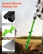 Grąžtas dirvožemiui ir gruntui, 80 x 790 mm - Image 2