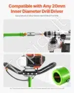 Grąžtas dirvožemiui ir gruntui, 80 x 790 mm - Image 4