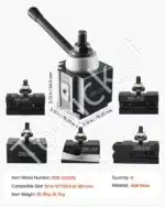 Greito Keitimo Įrankių Laikiklis  Tekinimo Staklėms 254-381 mm - Image 6