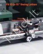 Greito Keitimo Įrankių Laikiklis  Tekinimo Staklėms 254-381 mm - Image 2