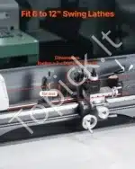 Greito Keitimo Įrankių Laikiklis Tekinimo Staklėms 152.4-305 mm  - Image 2