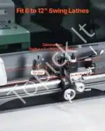 Greito Keitimo Įrankių Laikiklis  Tekinimo Staklėms 152.4-305 mm  - Image 2