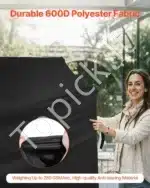 Grilio uždangalas 132 cm – atsparus vandeniui, UV spinduliams ir vėjui - Image 2