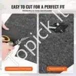 Guminė grindų danga, garažo kilimėlis, dirbtuvių danga, juoda (223,5 x 609,6 x 0,24 cm) - Image 5