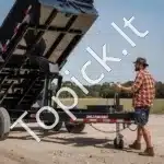 Hidraulinis žirklinis keltuvas priekaboms, 8 tonos / 7.6 L - Image 9