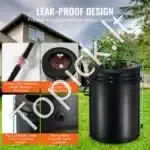 Hidroponinė daiginimo sistema – giluminės vandens kultūros (DWC) rinkinys su 20 L talpos kibiru – 30 x 30 x 38 cm - Image 4