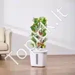 Hidroponinis augalų auginimo bokštas su 30 lizdų ir vandens cirkuliacija - Image 8