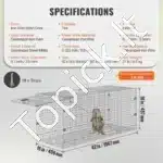 Humaniška gyvūnų gaudyklė-narvas, 106,7 x 40,6 x 45,7 cm - Image 6