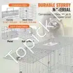 Humaniška gyvūnų gaudyklė-narvas, 106,7 x 40,6 x 45,7 cm - Image 3