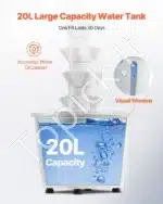 Hydroponinis auginimo bokštas su 30 lizdų ir augimo šviesa - Image 4