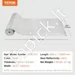 Izoliacinė plėvelė, 15x1.22 m / 3.2 mm - Image 6