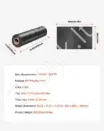 Juoda statybinė plėvelė mulčiavimui 6,96 x 30,48 m, 0,25 mm storio - Image 7